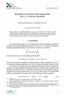 First article page