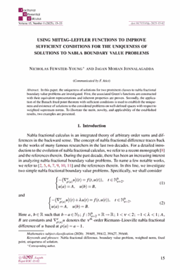 First article page