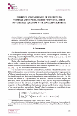 First article page