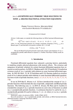 First article page
