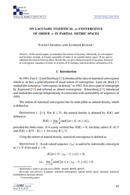 First article page