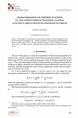 First article page