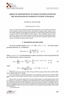 First article page