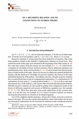 First article page