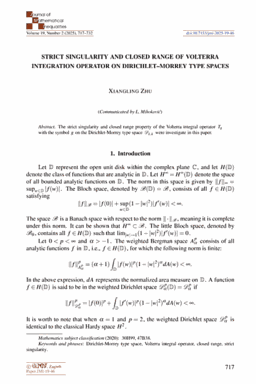 First article page
