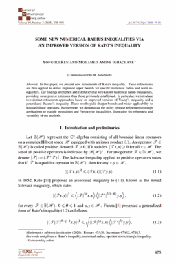 First article page