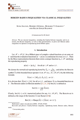 First article page