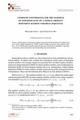 First article page