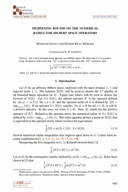 First article page