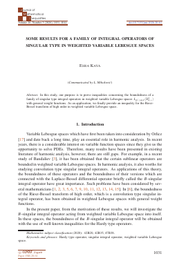 First article page