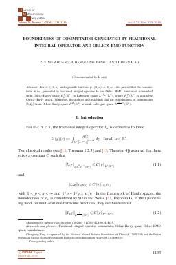 First article page
