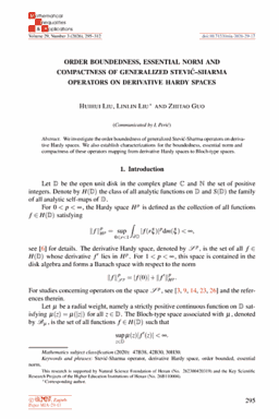 First article page