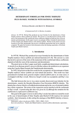 First article page