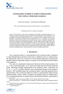 First article page