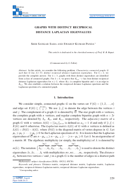First article page