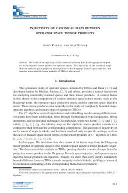 First article page