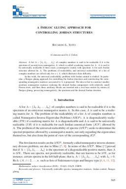 First article page
